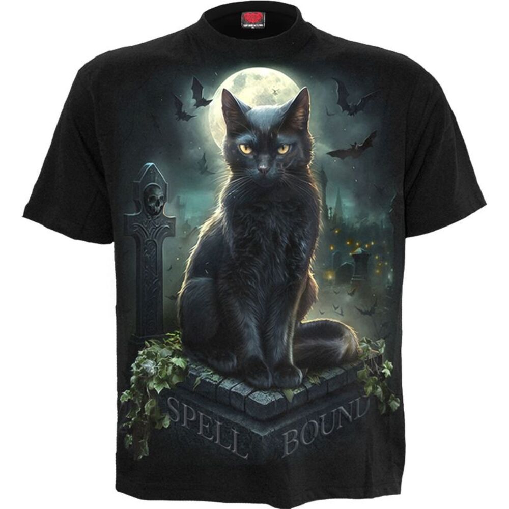 Spiral Direct Unisex Adult Spell Bound T-Shirt / Black